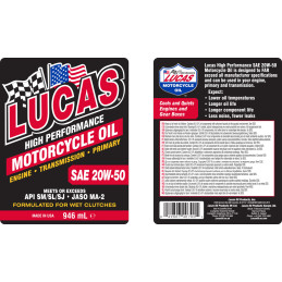 Lucas Oil SAE 20w50 Minerale