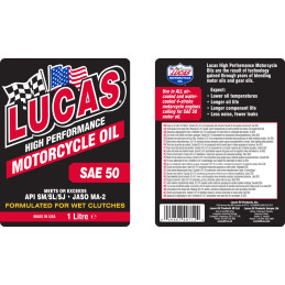 Olio Moto Minerale SAE 50 WT 4T