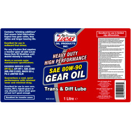 Olio Heavy Duty SAE 80W 90 Trasmissioni
